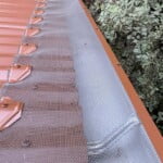 Bushfire Gutter Guard Protection Fitted to Corrugated Roof